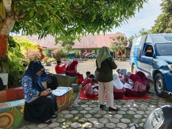 Kunjungan Perpustakaan Keliling Dinas Perpustakaan