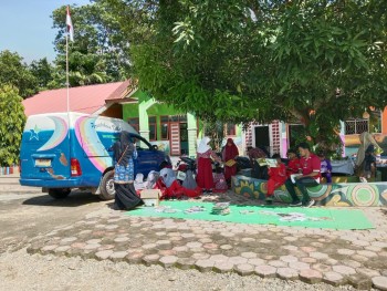 Kunjungan Perpustakaan Keliling Dinas Perpustakaan